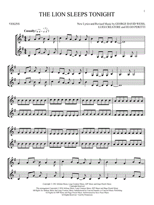 The Lion Sleeps Tonight