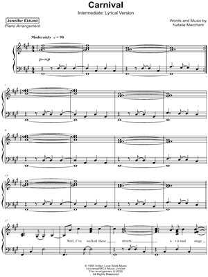 Carnival [intermediate - lyrical]