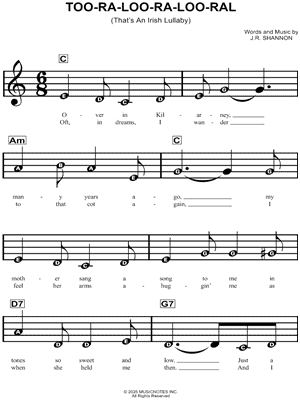 Too-Ra-Loo-Ra-Loo-Ral