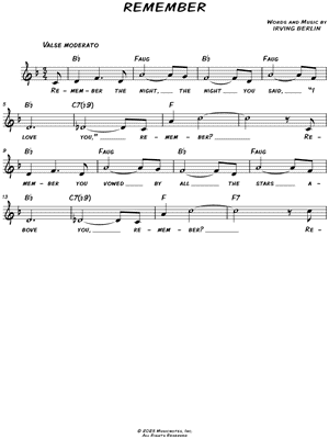 Remember [chorus only]