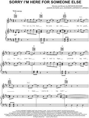 Sorry I'm Here for Someone Else