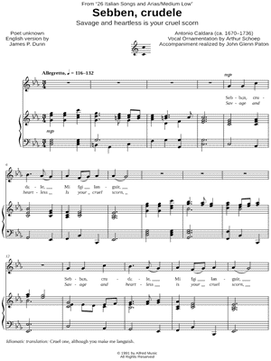 Sebben, crudele - Medium Low