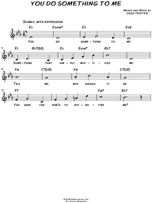 You Do Something to Me [chorus only]