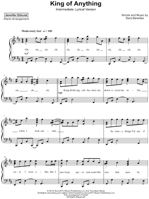 King of Anything [intermediate - lyrical]