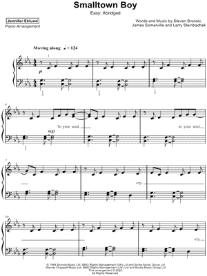 Smalltown Boy [easy - abridged]