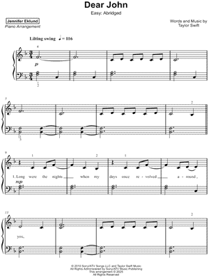 Dear John [easy - abridged]