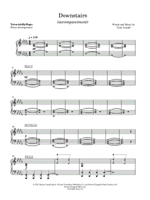 Downstairs [accompaniment only]