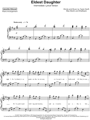 Eldest Daughter [intermediate - lyrical]