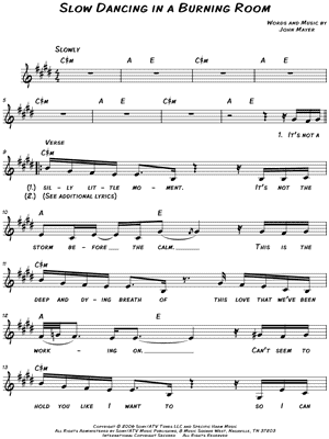 Slow Dancing in a Burning Room