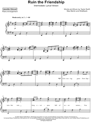 Ruin the Friendship [intermediate - lyrical]