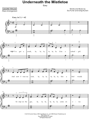 Underneath the Mistletoe [easy]