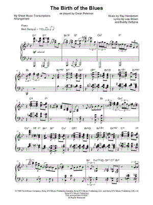 The Birth of the Blues (Oscar Peterson)