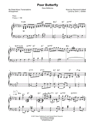 Poor Butterfly (Dave McKenna)