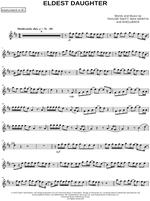 Eldest Daughter - Eb Instrument