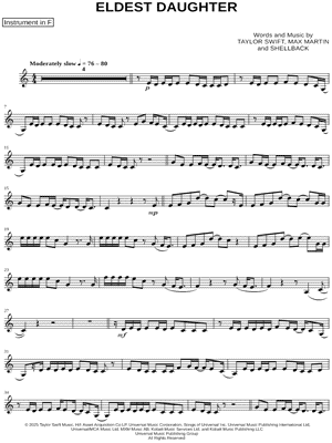 Eldest Daughter - F Instrument