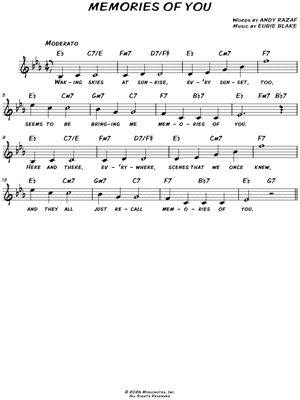 Memories of You [chorus only]