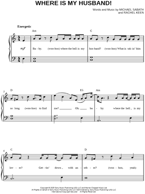 WHERE IS MY HUSBAND!