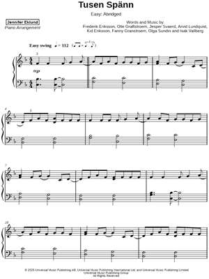 Tusen Spänn [easy - abridged]