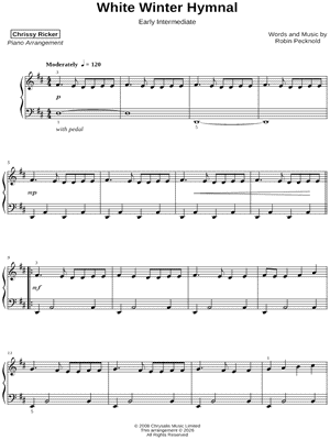 White Winter Hymnal [early intermediate]