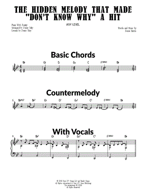 The Hidden Melody That Made "Don't Know Why" a Hit - PWJ