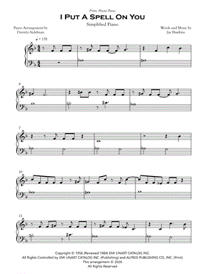 I Put a Spell on You [simplified]