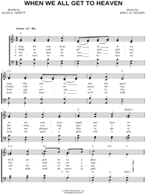 When We All Get to Heaven