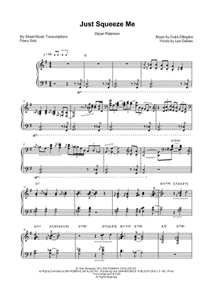 Just Squeeze Me (Oscar Peterson)