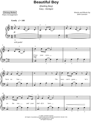 Beautiful Boy [easy - abridged]