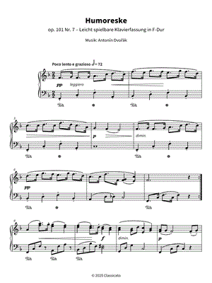 Humoresque, Op. 101, No. 7