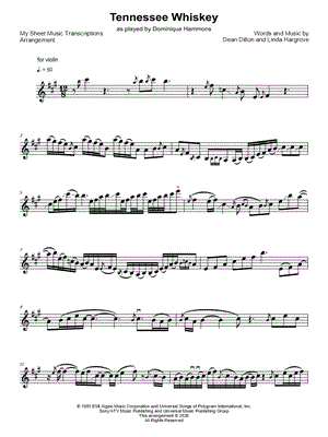 Tennessee Whiskey (Dominique Hammons)