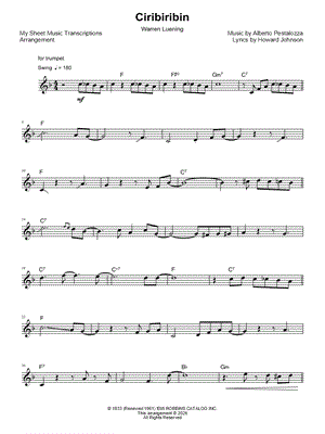 Ciribiribin (Warren Luening)