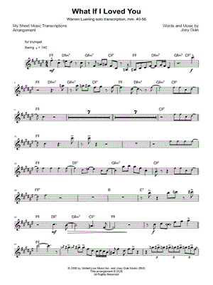 What If I Loved You (Warren Luening)