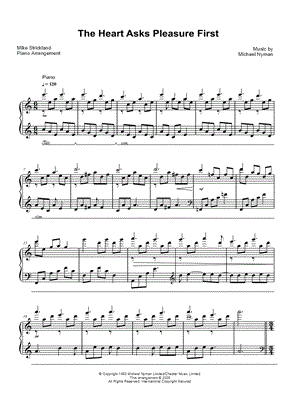 The Heart Asks Pleasure First