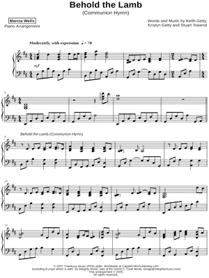 Behold the Lamb (Communion Hymn)