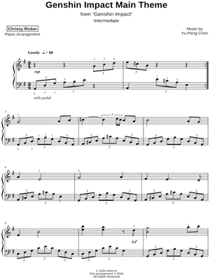 Genshin Impact Main Theme [intermediate]