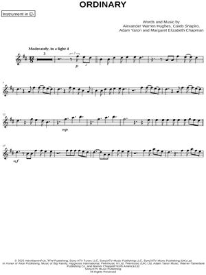 Ordinary - Eb Instrument