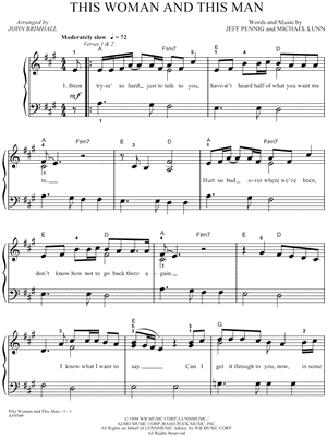 This Woman and This Man by Clay Walker - Sheet Music