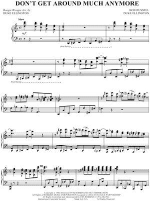 Don't Get Around Much Anymore