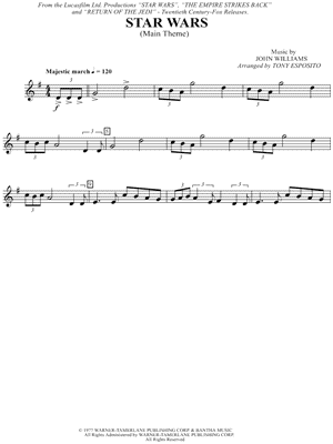 Star Wars - Clarinet from Star Wars - Sheet Music