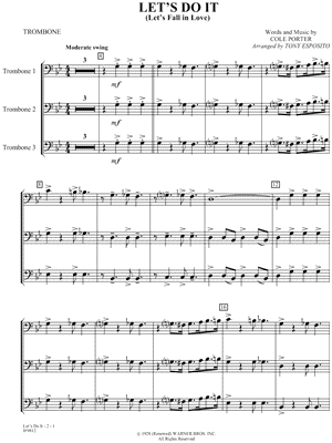 Let's Do It (Let's Fall in Love) by Cole Porter - Sheet Music