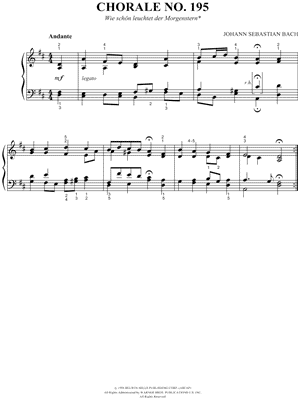 Chorale No. 195 - How Brightly Shines the Morning Star
