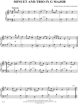 Minuet and Trio in G Major