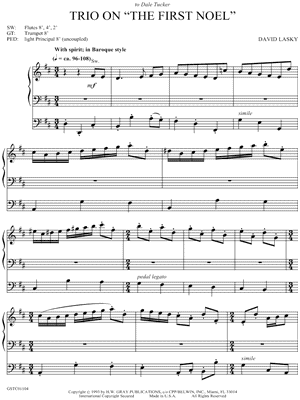 Trio on "The First Noel"