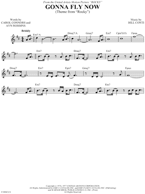 Gonna Fly Now from Rocky - Sheet Music