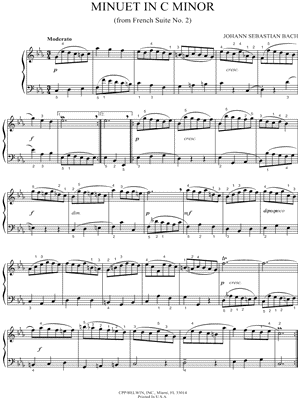 Minuet In C Minor