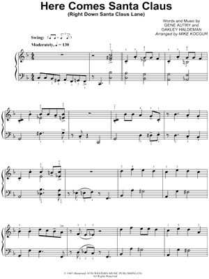 Here Comes Santa Claus