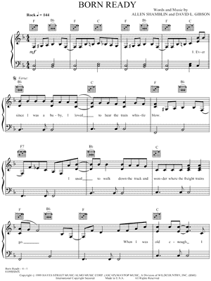 Born Ready by Jesse Hunter - Sheet Music
