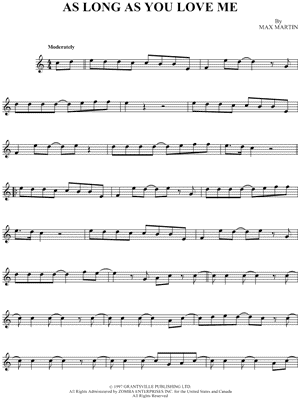 As Long As You Love Me