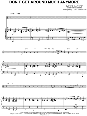 Don't Get Around Much Anymore