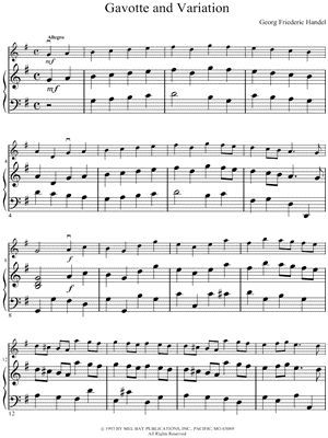 Gavotte and Variation